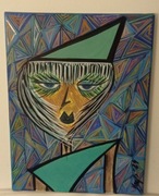 Obraz pt. " Sheila. Dziewczyna Picassa ".