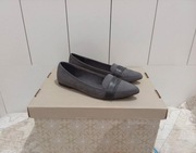 baleriny marki Anna Field roz. 40 wkładka 25,5 cm szpic zamszowe