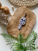 Brelok do kluczy sowa szara