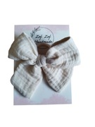 Kokarda muślinowa na gumce