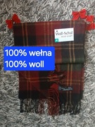 Szal szalik damski 100% wełna 