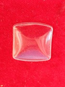 Szkiełko prostokątne do zegarków ZSRR z plexi