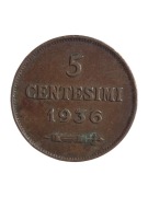 San Marino 5 centesimi 1936 rok