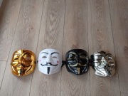 Zestaw 4 masek anonymous bal 