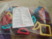 Klocki Magnetyczne 64 Części,  dla dzieci Konstrukcyjne zabawki