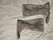 Buty KOZAKI SKÓRA ZAMSZ UGG ROZMIAR 39