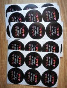 Naklejki Dziękuję za zakup 