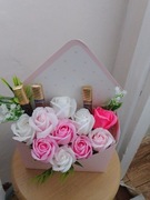 Sprzedam kopertę z kwiatami mydlanymi na dzień nauczyciela, urodziny 