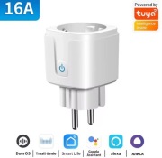 Inteligentne gniazdko 16A wifi tuya smart Home aplikacja
