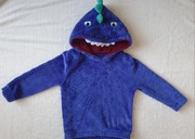 bluza pluszowa 98 snooze time dinozaur smok futerkowa miś misiowa ciepła