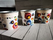  pojemniki na doniczki folk decoupage