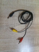 Przejściówka kabel mini Jack 2.5 mm na 2 x AV męski (33)