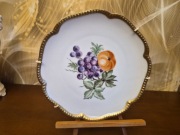 Porcelanowy talerz Ohme owoce winogrona