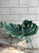 Ręcznie robiona patera na owoce- dwie monstery 