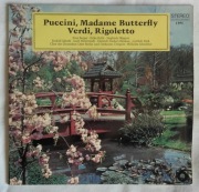 Puccini Madame Butterfly, Verdi Rigoletto, Album 2 LP ok. 1975 r.