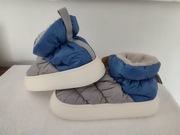 Śniegowce na grubej podeszwie ciepłe ortalion na futerku 41 42