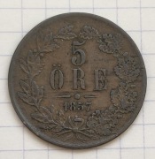 01471 Szwecja 5 ore 1857 ładna 