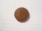 Holandia 5 centów 1956