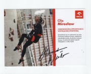Aleksandra Mirosław autograf 