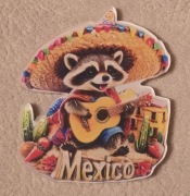 Magnes na lodówkę akrylowy Mexico Meksyk Sombrerro Tequila Kaktus(32).