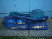 Zielono fioletowa torba na rakietę tenisową lub na wyjazd