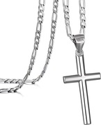 Murtoo Męski Naszyjnik z Krzyżykiem ze Srebra 925