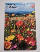 Magnes na lodówkę Monte Cassino Czerwone Maki Klasztor Wzgórze. (34)