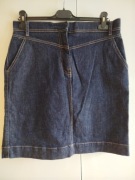 Nowa granatowa spódnica mini jeansowa z kieszeniami Next 42 XL