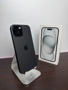 iPhone 15/Black/100% Kondycji/Super Stan/Pełen Zestaw