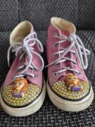 Używane tenisówki Converse Księżniczka Zosia rozmiar UK9 Euro 25 15,5cm