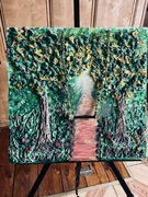 Leśna Aleja – Teksturowany obraz przestrzenny