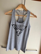 36 S Guess szary top koszulka na szelki bokserka