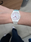 Zegarek swatch x you gent pastelowy biały miętowy różowy 
