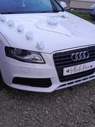 Dekoracje ślubne na samochód 