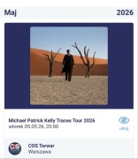 Michael Patrick Kelly bilety na koncert Warszawa