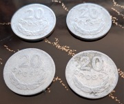 Moneta 20gr z 1962 PRL