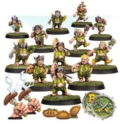 12X  BLOOD BOWL HALFLING TEAM THE GREENFIELD GRASSHUGGERS RAMKI