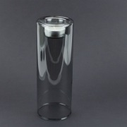 Riverdale Votive Smoke 20cm – Stylowy Szklany Lampion / Wazon