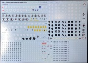 SPACE MARINES INFANTRY TRANSFER SHEET Kalkomania Warhammer 40K Nowe