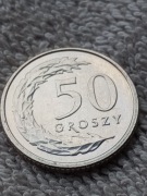 50 groszy z 2014 r. Destrukt menniczy 2 szt.