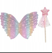 Skrzydełka jednorożca z różdżką 