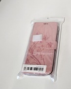 Nowe Etui z klapką | Motorola Edge 30 5G | Różowe z tłoczeniem