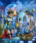 VITUS - obraz OLEJNY "NIESKOŃCZONOŚĆ"- ORYGINAŁ