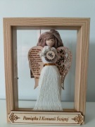 Anioł na I Komunię Świętą ręcznie wykonany