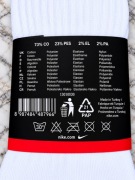 Skarpetki Nike Everyday Plus – 3 pary, białe, rozmiar 41–46