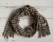 Męski Szalik Aquascutum 100% Wełna Pure Lambswool Scarf Rare Luxury Nowy !