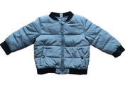CHŁOPCZYK -ocieplana kurtka szara rozm 86/92cm