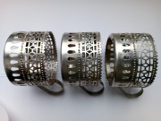 Koszyki metalowe do szklanek szt.3