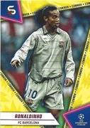 TOPPS SUPERSTARS 2023/2024 RONALDINHO ACTION COMMON FC BARCELONA 196