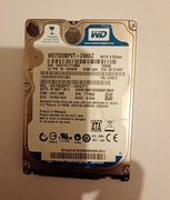 Dysk HDD WD 750GB/Sata III /2,5 "/5400 rpm